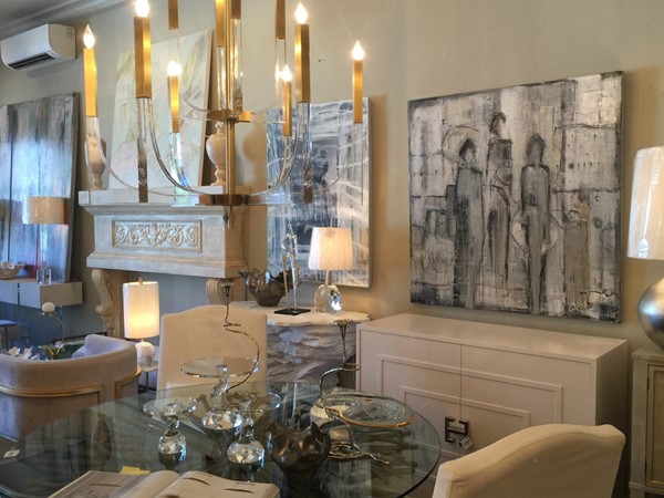 Villa Decor carries eloquent oil paintings, fine furniture, and extravagant handwoven rugs  