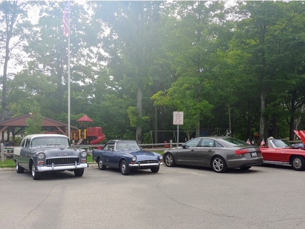 Classic Car Night in Lake Ann. Which one is not like the others?