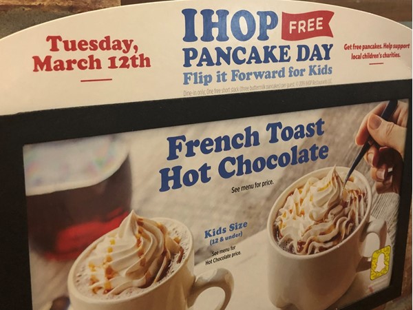 Save the date to visit your Cabot IHOP