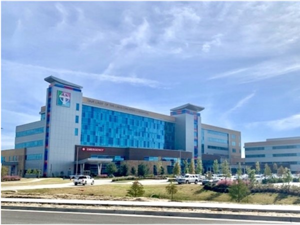 The new Our Lady of the Lake Children's Hospital 
