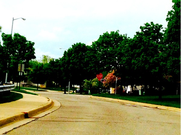 Street view from the Northview entrance 