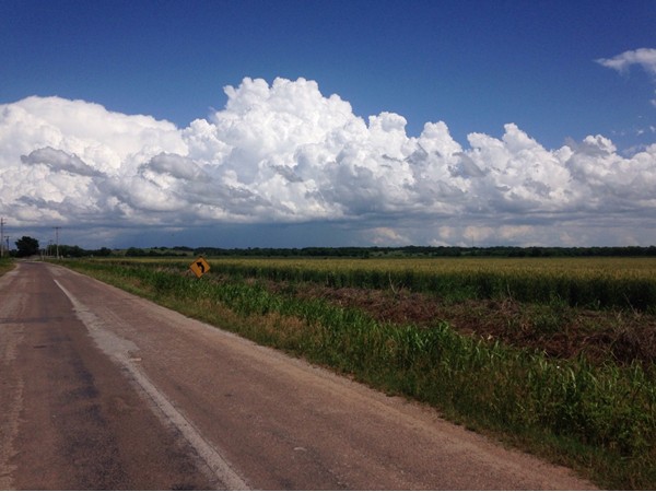 Another set of storm clouds brewing in the country area of Pauls Valley