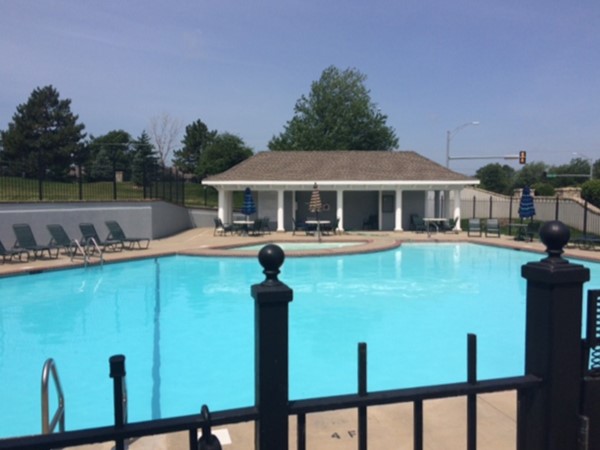 Gated community pool in Birchwood Hills