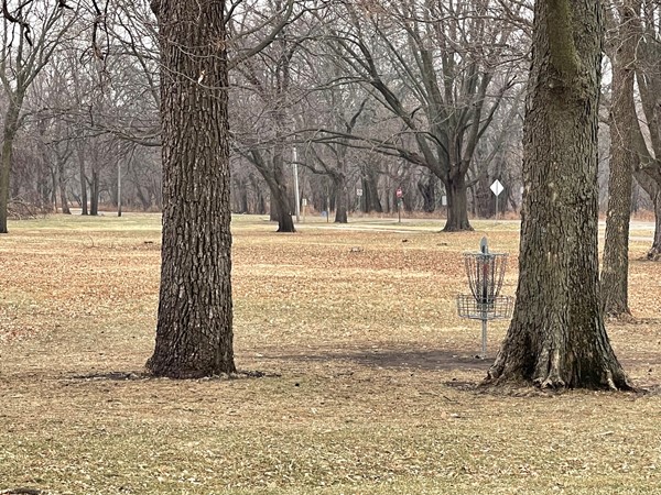 An 18 hole frisbee golf course is available to the public at Big Woods Lake
