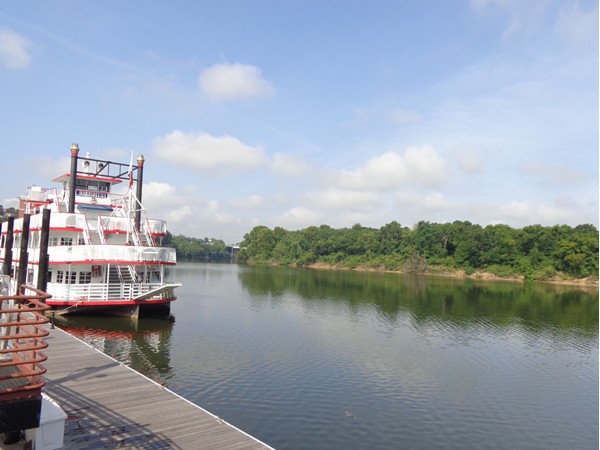 The Harriott II on the beautiful Alabama River
