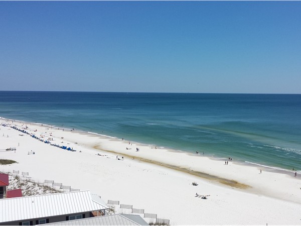 What's missing from this photo? Easy answer-you at Orange Beach!