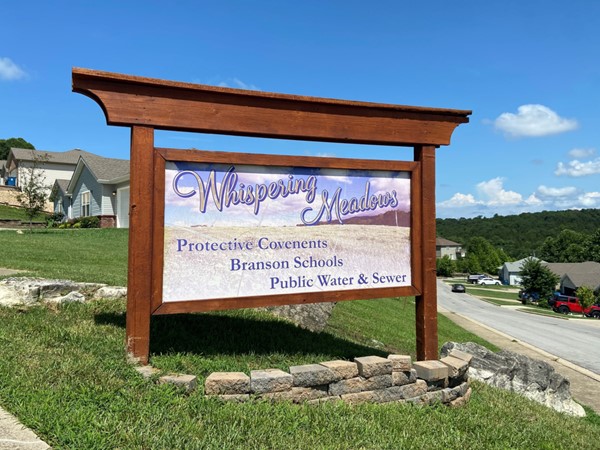 Whispering Meadows subdivision - Branson, MO