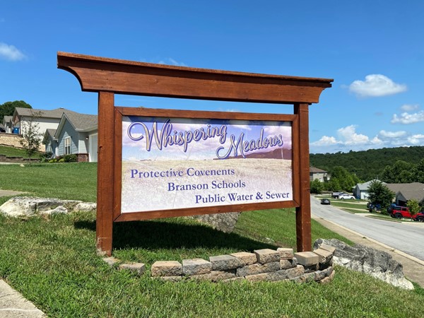 Whispering Meadows subdivision - Branson, MO