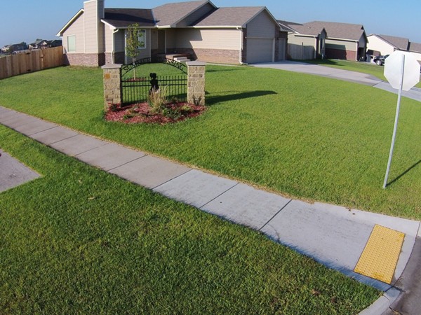 Entrance to Summer Crossing subdivision