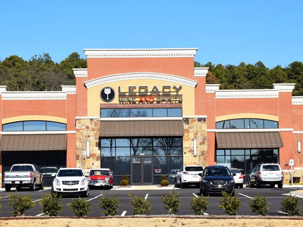 Legacy Wine & Spirits is part of a brand new development at Chenal Parkway and Kanis Road