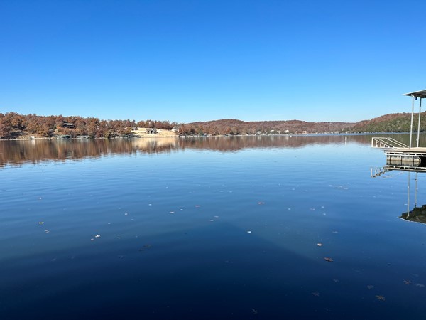 Crystal clear lake water off Wilson Resort Road In Greenview, at beautiful Lake of the Ozarks