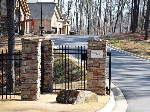 The Woods is a gated portion of Woodlands Edge in Little Rock