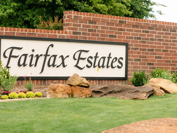 Entrance to Fairfax Estates
