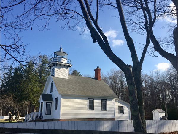 Old Mission Lighthouse Park includes a beautiful beach and multitude of trails