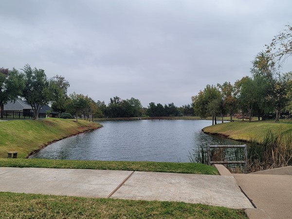 Neighborhood has a nice sized pond making a great feature 