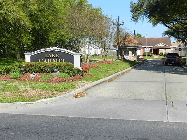 Lake Carmel is a gated subdivision 