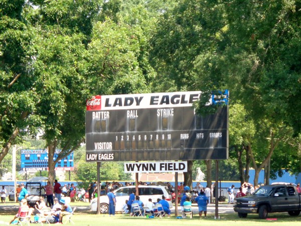 Lady Eagles softball field at Faulkner University 