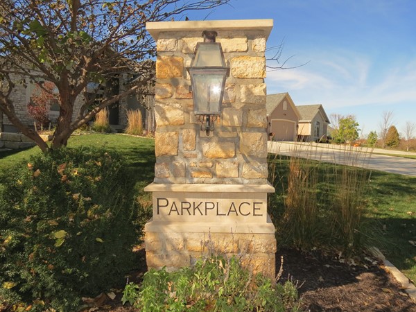 Nice monument sign at Park Place of Lenexa