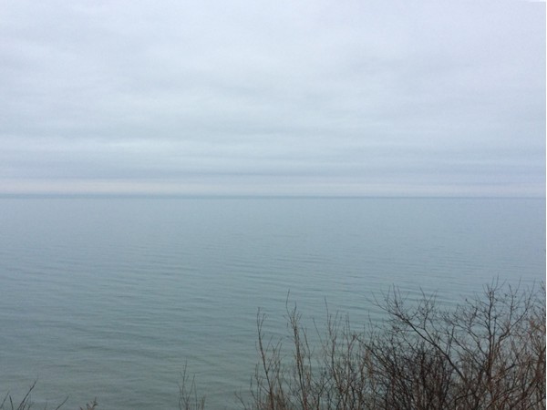 View of Lake Michigan from Benton Harbor