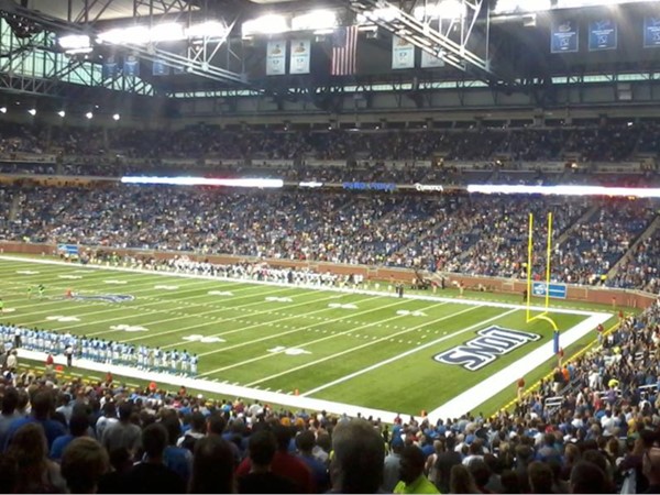 Ford Field in Detroit - Home of the Detroit Lions!