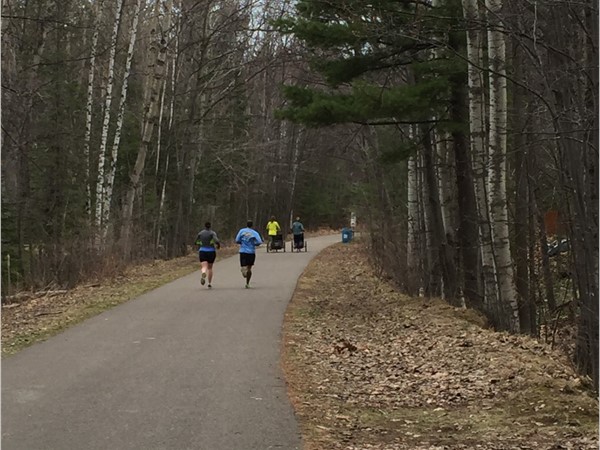 Marquette is the place to be for bikers and runners alike with paved bike trails throughout town