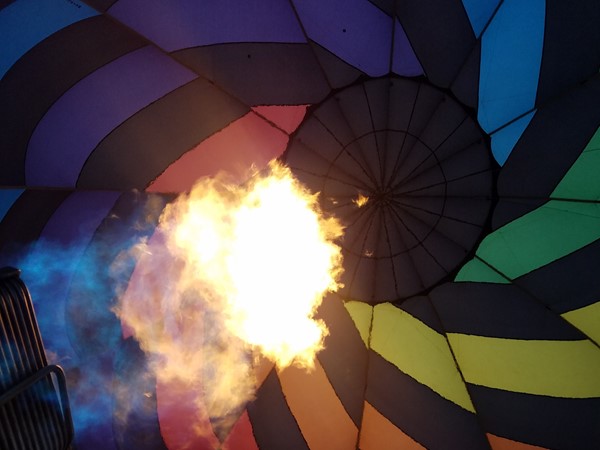Hot air balloons may be spotted at Twisted Vines. Get up close and personal 