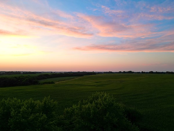 Beautiful sunset in Sedalia, MO