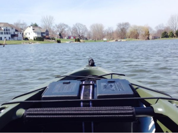 Low noise on Whispering Springs Lake while you kayak, as only electric motors are allowed  