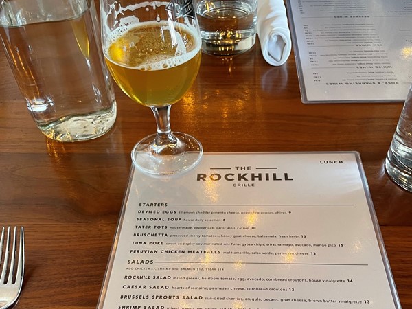 Rockhill Grille in the Crossroad District is a must go to!!!  If you haven't tried it, you need to!!