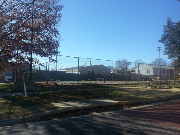 Baker Irick Tennis Courts in Baldwin City