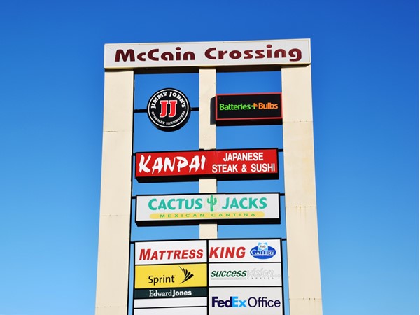 McCain Crossing, the development at the SW corner of McCain and Hwy 67