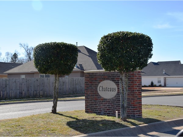 Chateaus is a small development located just off Stagecoach Road in SW Little Rock