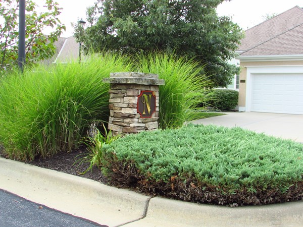 Lots of well maintained landscaping