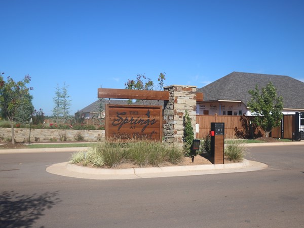 The Springs at Native Plains is a gated community located off SW 164th in Oklahoma City