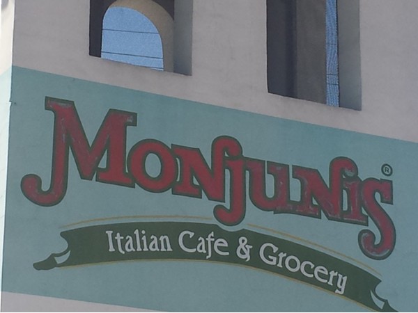 Monjuni's has delicious Italian food with a nice patio to enjoy lunch or dinner on!