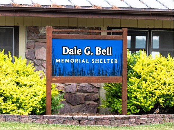 Dale G. Bell Memorial Shelter can be rented for a full day