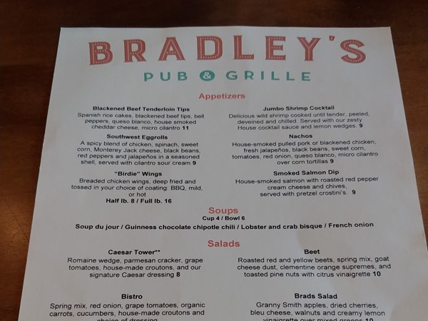 Head to Bradley's at Interlochen Golf Club for a delicious meal and a beautiful golf course view