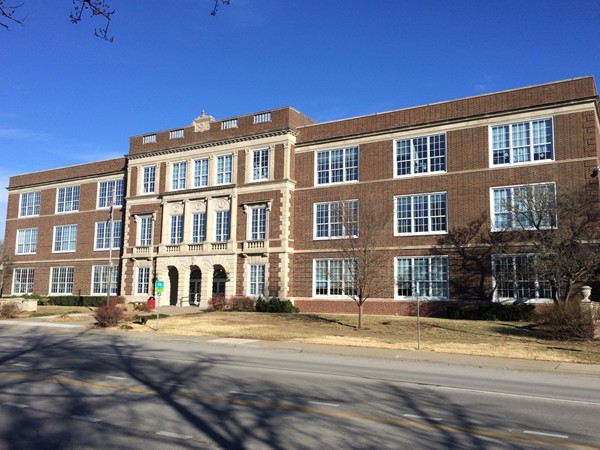Historic Liberty Memorial High School now one of the four Lawrence Middle Schools (6-8th grades)