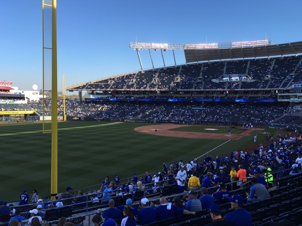 Almost game time with the Kansas City Royals