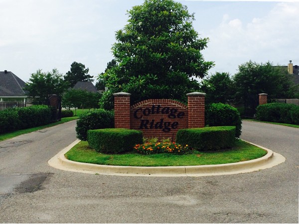Cottage Ridge is one of Shreveport's newest gated communities. Very convenient location