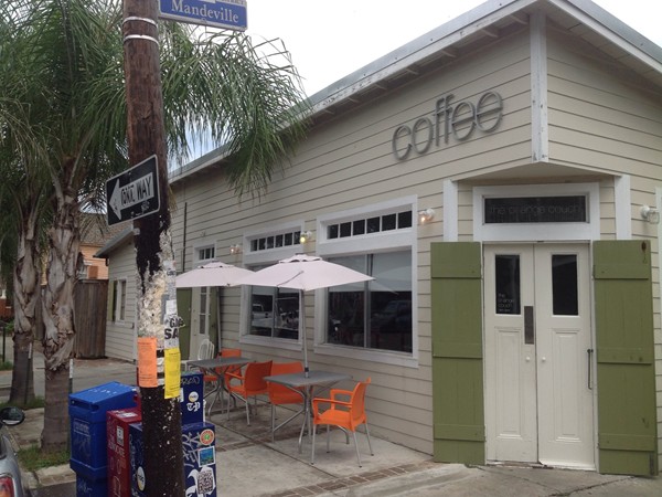 Orange Cafe for coffee on Mandeville Street in the Marigny 