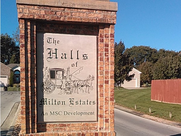 The Halls are the most recent addition to Milton Estates