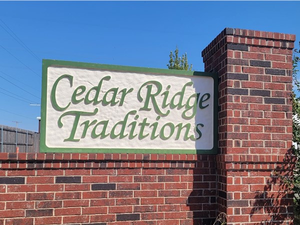 Cedar Ridge Traditions is  just south of I-240 on S Sunnylane