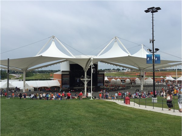 The Walmart AMP is a wonderful outdoor venue with great concerts