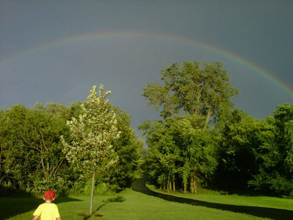 Cool Cleveland rainbow