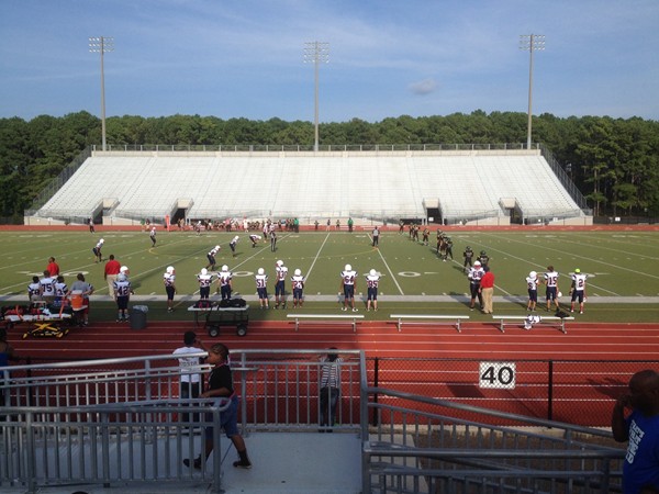 Middle school football games are played at Milton Frank stadium