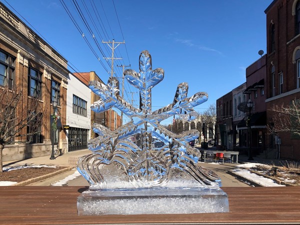 The Hunter Ice Festival in downtown Niles is a great winter attraction each January