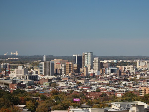 Birmingham skyline looking towards west Jefferson