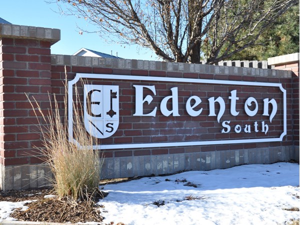 Main Entrance to Edenton South - located on the SE side of Lincoln, near 78th & Old Cheney