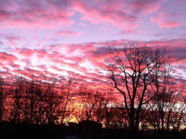 Enjoy the beautiful sunrises in Cleveland 